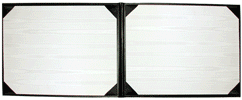Double Landscape White Moire Lining Eight Corners